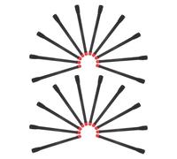 Abaodam 20pcs Tire Valve Stem Extension Kit 150mm Black, Car and Motorcycle Tyre Air Extensions, Valve Inflator Adapter for Repair and Maintenance