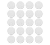Abaodam 20pcs White Abs Eyelash Extension Plates for Salon Use Wear Resistant Plastic Glue Plates to Prevent False Eyelashes from Losing Or Messing for Extension Work and Beginners