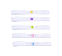 Abaodam 20pcs White Diaper Fasteners with Elastic Comfortable Polyester Fixing Belt for Baby and Boys and Girls, Adjustable Pins for Newborn Diaper Strips Color Style