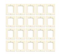 Abaodam 20pcs Wooden Photo Frames Decorative DIY Frames for Displaying Pictures, Can Be Placed on Table, for Bedroom and Craft Projects