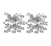 Abaodam 20sets Electric Guitar String Trees Retainers with Screws Material Easy to Install for Electric Guitar Bass
