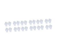 Abaodam 24pcs Boy Girl Bath Gloves Five-Finger Shower Sponges for Body Scrub Exfoliator for Bathing Boys and Girls