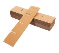 Abaodam 24pcs Cardboard Box Dividers for Glass and Fruit Packaging, Multi-Compartment Paper Partition for Well-Protected Shipping and Easy Installation in Fruit Packaging and Transport
