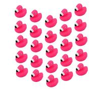 Abaodam 24pcs Cartoon Flamingo Bath Toys for Kids Squeaky Floating Animal Shower Playthings for Toddlers Fun Water Play Accessories for Baby Bathing