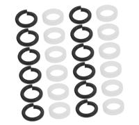 Abaodam 24pcs Classical Guitar Tuning Pegs Tuner Gasket Set Double Layers, Metal and Tuning Peg Spacer Washers, Sturdy and Reliable Texture for Easy Installation and Secure Fit