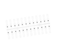 Abaodam 24pcs Magnetic Nail Chart Gel Polish Display Cards for Manicure Salon Practice Removable Nail Art Sample Board