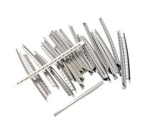 Abaodam 24pcs Metal Guitar Fret Wire 2.9mm Silver for Electric Bass Guitar Fingerboard Replacement and Maintenance