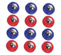 Abaodam 24pcs Mini Shuffleboard Pucks Curling Replacement Balls for Tabletop Games Fun for Family Gatherings and Interactive Play