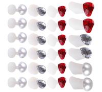 Abaodam 24pcs Pedicure Toe Separators Toe Dividers Silicone Shapes Correcting Prevents Hurting for People with Valgus and Overlapping Home Use