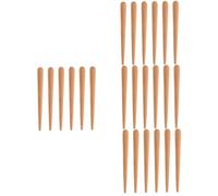Abaodam 24pcs Portable Percussion Sticks Wooden Boys and Girls Rhythm Rods Musical Instruments