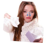 Abaodam 24pcs Professional Nose Clips for Breathing Training Nasal Stopper for Nosebleeds Comfortable Nose Plugs for Lung Exercise Emergency Use at Home and School Blue and Green