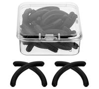 Abaodam 24pcs Rubber Eyelash Curler Replacement Refills Compatible with A Wide Range of Eyelash Curlers, Easy to Replace Lash Curling Clip Pads for Makeup Tool Kit