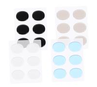 Abaodam 24pcs Silicone Drum Silencers Drum Dampeners Moon Gel Pad for Self-adhesive Silencer Pad Practice Mute