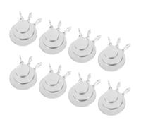 Abaodam 24Pcs Small Steel Archery Training Targets Set, Precision Hanging Steel Target Plates for Shooting Practice, 2Cm/3Cm/4Cm Diameter, Game Training Supplies for Outdoor Use