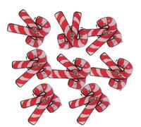 Abaodam 25 Pcs Luminous Enamel Christmas Brooches with Built-in Ag3 Button Electronics, Plastic Cartoon Pins, Glowing LED Xmas Accessories for Hair Clips and Scrapbooking