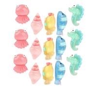 Abaodam 25Pcs Luminous Ocean Animals Figurines Realistic Life Miniature Decor for Rooms Educational Exhibits and Micro Landscapes Safe Craftsmanship for Versatile