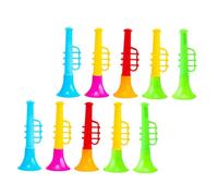 Abaodam 25pcs Mini Trumpet for Smooth Musical Instruments for Birthday Party Props Fun Blowing Horn Playthings Safe and Realistic Sound Experience Random Color