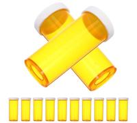 Abaodam 25pcs Portable Medicine Organizer Portable Medicine Holder Wear-Resistant High-Precision Empty Design Emergency Use Pp Material Compact Size 2.63x1.10x1.10in Suitable for Adults