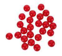 Abaodam 25pcs Red Lottery Balls Plastic Hollow Balls for Game Parties Raffles Events and for Celebrations and Decorations