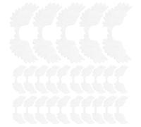 Abaodam 25pcs White Angel Wing Applique Patches for DIY Clothing Decor Sewing Garment Appliques for Jackets Hats Sweaters Attach Costume Embellishments