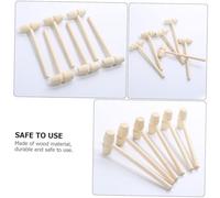 Abaodam 25Pcs Wooden Mallet Hammer Set for Mini Natural Wood Hammers for Crab Shell Seafood DIY Painting and Jewelry Craft Lightweight Portable Pounding Tools for Boys