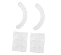 Abaodam 28pcs Self-adhesive Drum Mute Pads Transparent Drum Accessories for Sound Dampening Professional Kit Silencing Easy Removal No Residue