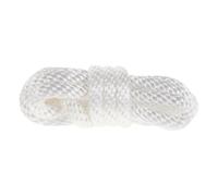 Abaodam 2M White Nylon Yacht Mooring Line - High Strength Marine Dock Rope for Boat Mooring, Safety and Protection - Sturdy Yacht Bumper Suspension Rope for Watercraft Docking