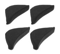 Abaodam 2pair Soft Breathable Sponge Shoe Filler Inserts Cushioned Toe and Heel Pads for Big Shoes Unisex Half Insoles for High Heels Loafers Boots Flats Washable Reusable Comfort