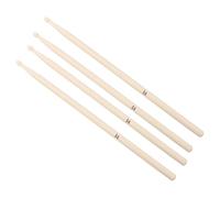 Abaodam 2pairs Maple Drumstick Percussion Stick for Drumming Accessories of Wooden Drum Sticks for Jazz Drumming Practice