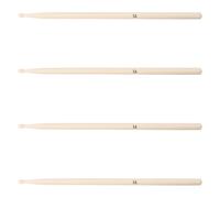 Abaodam 2Pairs Maple Drumsticks Durable and Lightweight Percussion Sticks for Stage Performance Snare and Jazz Drumming Comfortable Grip for Various