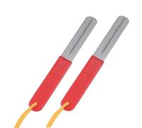 Abaodam 2Pc Double Side Fishing Hook Sharpener File with Non Slip Red Handle and Carrying Rope Professional Fish Hook Grinder for Water and Land Use Durable Outdoor Fishing Accessory
