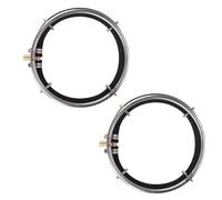 Abaodam 2PCS 15CM Stainless Steel Air Diffuser Rings for Fish Tank Pond Aeration Nano Bubble Oxygenation Disk for Aquarium Water Bubbler Oxygen Ring System