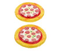 Abaodam 2pcs 3d Pizza Resin Fridge Magnets, Creative and Unique Fridge Decor, Solid Material, Not Easy to Fade, for Home Decorations