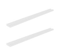 Abaodam 2pcs Acrylic Hinges for Lids and Fish Tanks, Piano Style Hinges with Flexible Installation and Smooth Operation, Cuttable Strip for Home Project and DIY Use, Size 14.17x1.42 Inch