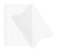 Abaodam 2pcs Acrylic Leather Wallet Patterns Template for DIY Purse and Coin Bag Crafting, Leather Stencils Tool for Handcrafted Wallets, Convenient DIY Leathercraft Accessory