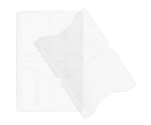 Abaodam 2pcs Acrylic Leather Wallet Patterns Template for DIY Purse and Coin Bag Crafting, Leather Stencils Tool for Handcrafted Wallets, Convenient DIY Leathercraft Accessory