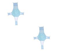 Abaodam 2pcs Adjustable Newborn Bath Net Mesh Bath Support for Boy Girl Comfortable and Secure Bathing Bed Non- for Showers