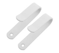 Abaodam 2pcs Adjustable Snowboard Wall Mount Rack White Horizontal Skateboard Storage Hanger Space-saving Brackets for Home Garage Display