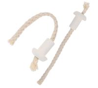 Abaodam 2Pcs Alcohol Lamp Cotton Wick with Ceramic Holder for Kerosene Lamps and Lantern Oil Suitable for Outdoor Use and Craft Projects