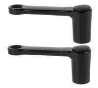 Abaodam 2pcs Aluminum Alloy Extended Pedal Foot Lever Crank Arms for Mountain Bikes Precision Machined Lightweight Cycling Replacement Parts Compatible with Standard Bicycle Cranksets