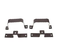 Abaodam 2pcs Aluminum Alloy Pipe Clamps for Rainwater and Drainage Pipes Enhanced with Universal Compatibility Suitable for Exterior Wall Mount and Outdoor Use