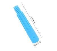 Abaodam 2pcs American Threaded Tip Replacement Connector for Broom and Mop Handles, Plastic Pole Adapter Repair Kit Suitable for Metal Rod Extension Poles in Household Cleaning