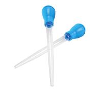 Abaodam 2pcs Aquarium Dropper Fish Dropper Feeder 50ml Sturdy Material Blue Manual up Waste Fish Tank Cleaning Tool for Tank and Coral