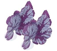 Abaodam 2pcs Aquarium Resting Leaf Hammock Breeding Bed with Suction Cup, Artificial Betta Fish Tank Leaf Bed for Spawning Habitat and Aquarium Decoration