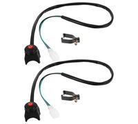 Abaodam 2pcs Atv Ignition Kill Stop Switch Button for Motorcycle Dirt Bike Starter with Horn Function Universal Handlebar Replacement Parts for Off-road Use