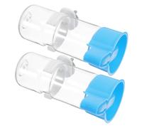 Abaodam 2Pcs Automatic Bird Water Dispenser for Cage Parakeet and Parrot Drinker Durable Bird Drinking Accessory Design Convenient Feeding for Animals
