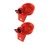 Abaodam 2Pcs Automatic Chicken Waterers Convenient Poultry Feeding Tools for Chickens Quail and Pigeons Drinkers for Outdoor Use for Busy Owners