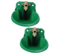 Abaodam 2Pcs Automatic Drinking Fountain for Sheep Copper Water Bowl Durable Leakproof Design Easy to Clean for Cattle and Goats Automatic Water