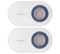 Abaodam 2pcs Automatic Wall-Mounted Toothpaste Dispenser for Bathroom Efficient Squeezer for Adults Portable Toothpaste Holder with Sleek Design and Easy Cleaning Bathroom Organizer