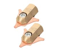 Abaodam 2pcs Automotive Metal Forming Plier Copper Clamp Dent Puller Kit for Car Panel Repair Restoration Easy to Use Versatile Automotive Repair Tool Compatible with Various Panels